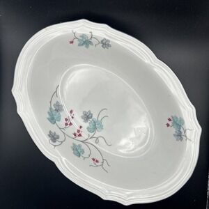 Vintage Baronet China (Japan) Serving Bowl Oval Sandra Ivy Floral
